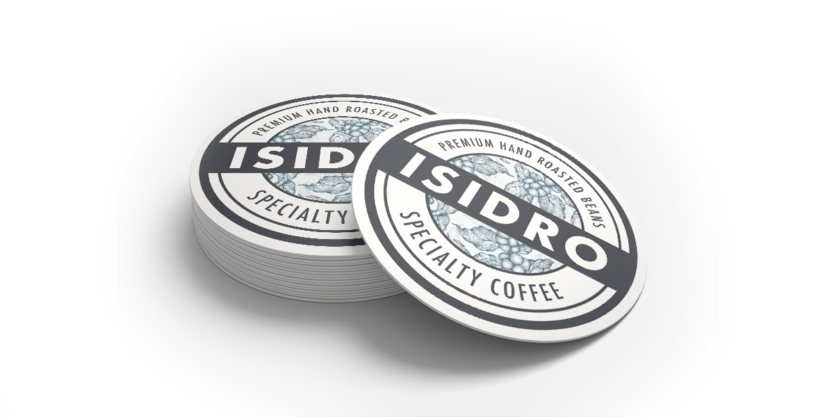 isidro coffee coaster design