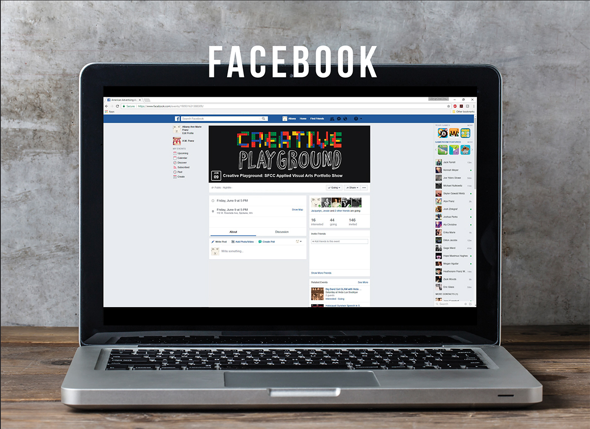 creative playground social media facebook page