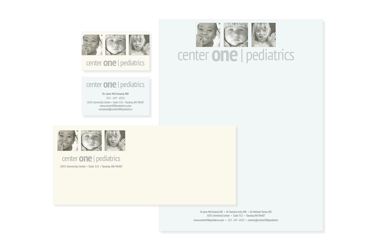 center one pediatrics identity system