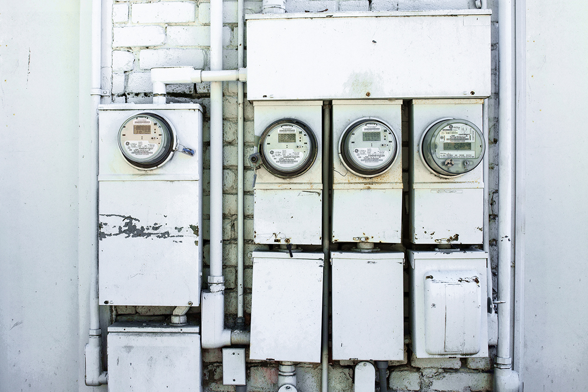 electric meter boxes, Vallejo, California