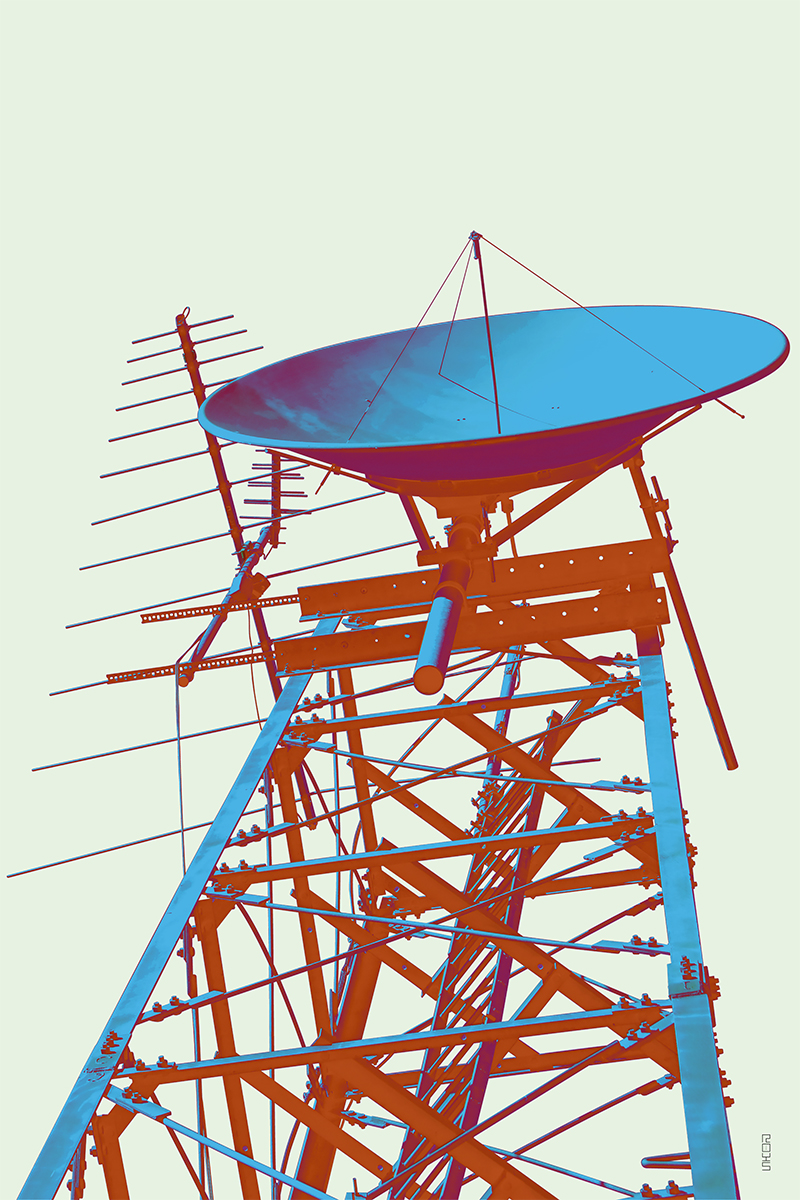 satellite dish, Weatherford, Oklahoma