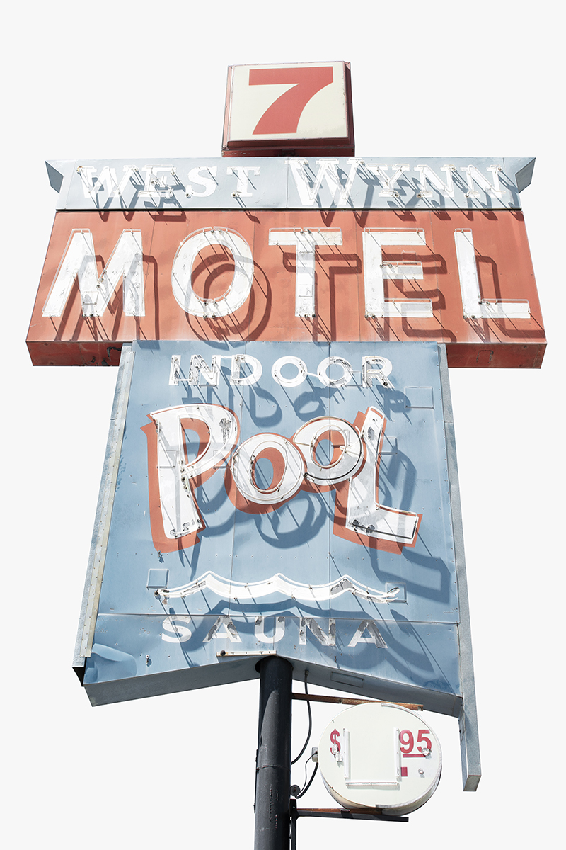 West Wynn Motel sign, Spokane, Washington