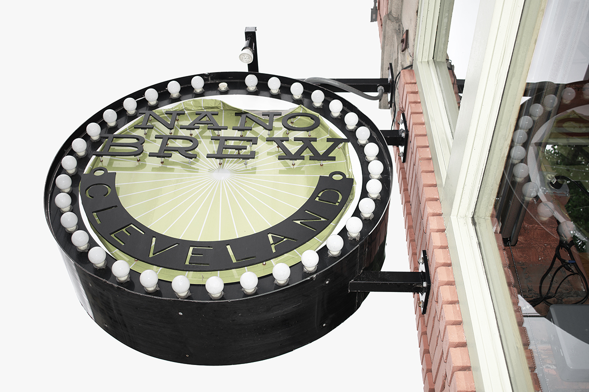 Nano Brew sign, Cleveland, Ohio