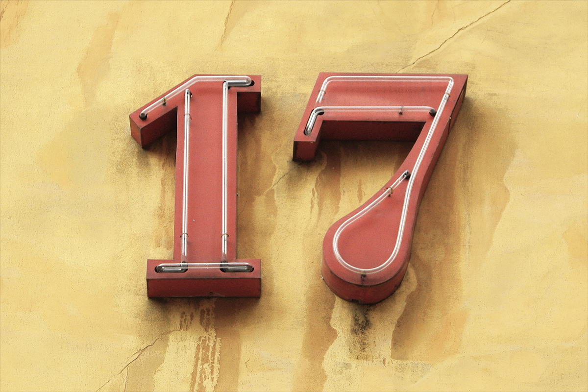 17 sign, Stockholm, Sweden