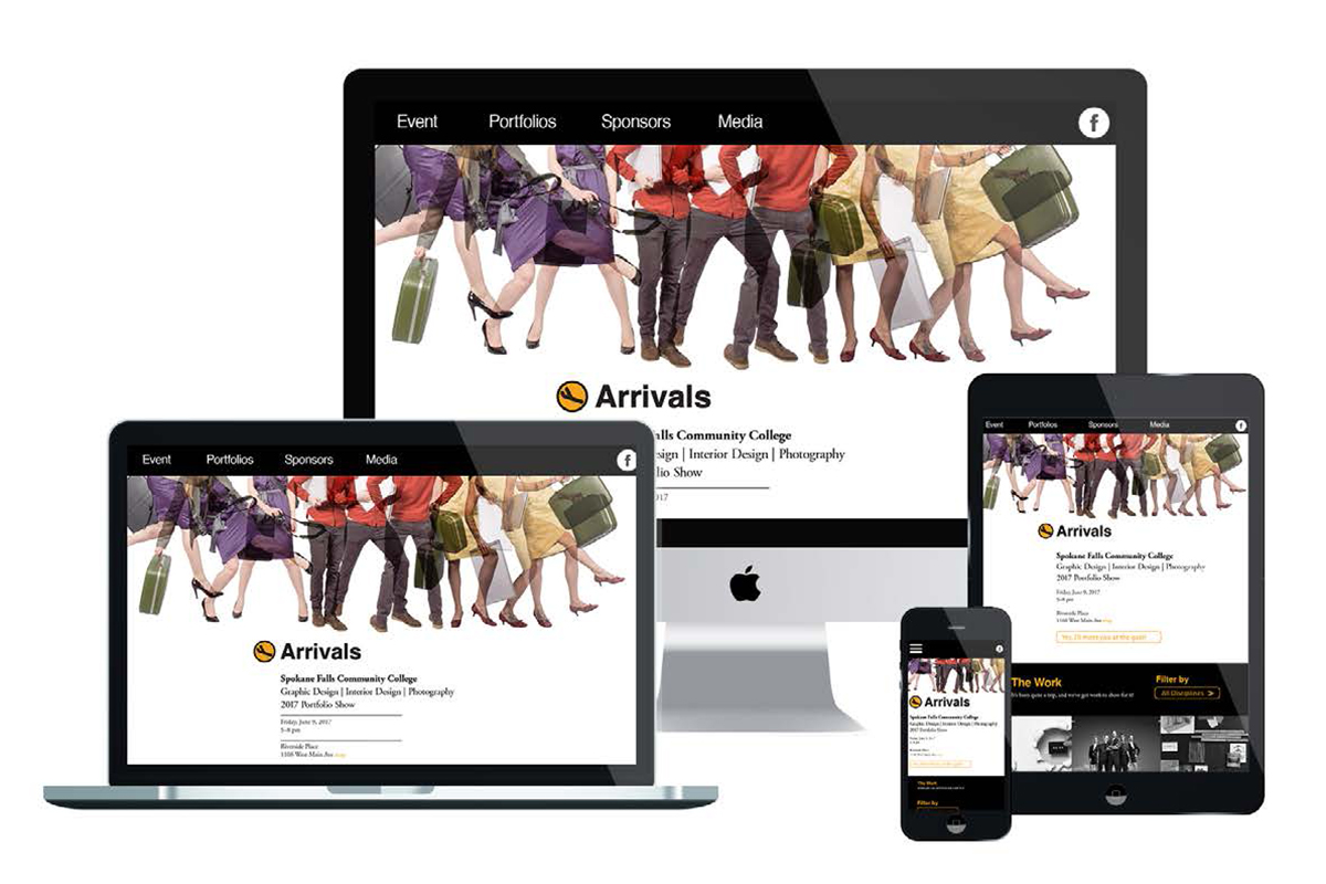 Arrivals responsive website
