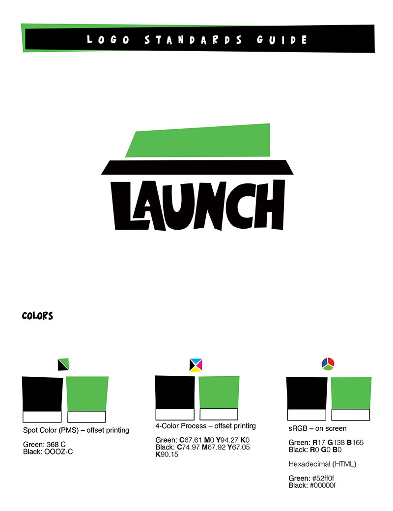 launch logo standards guide